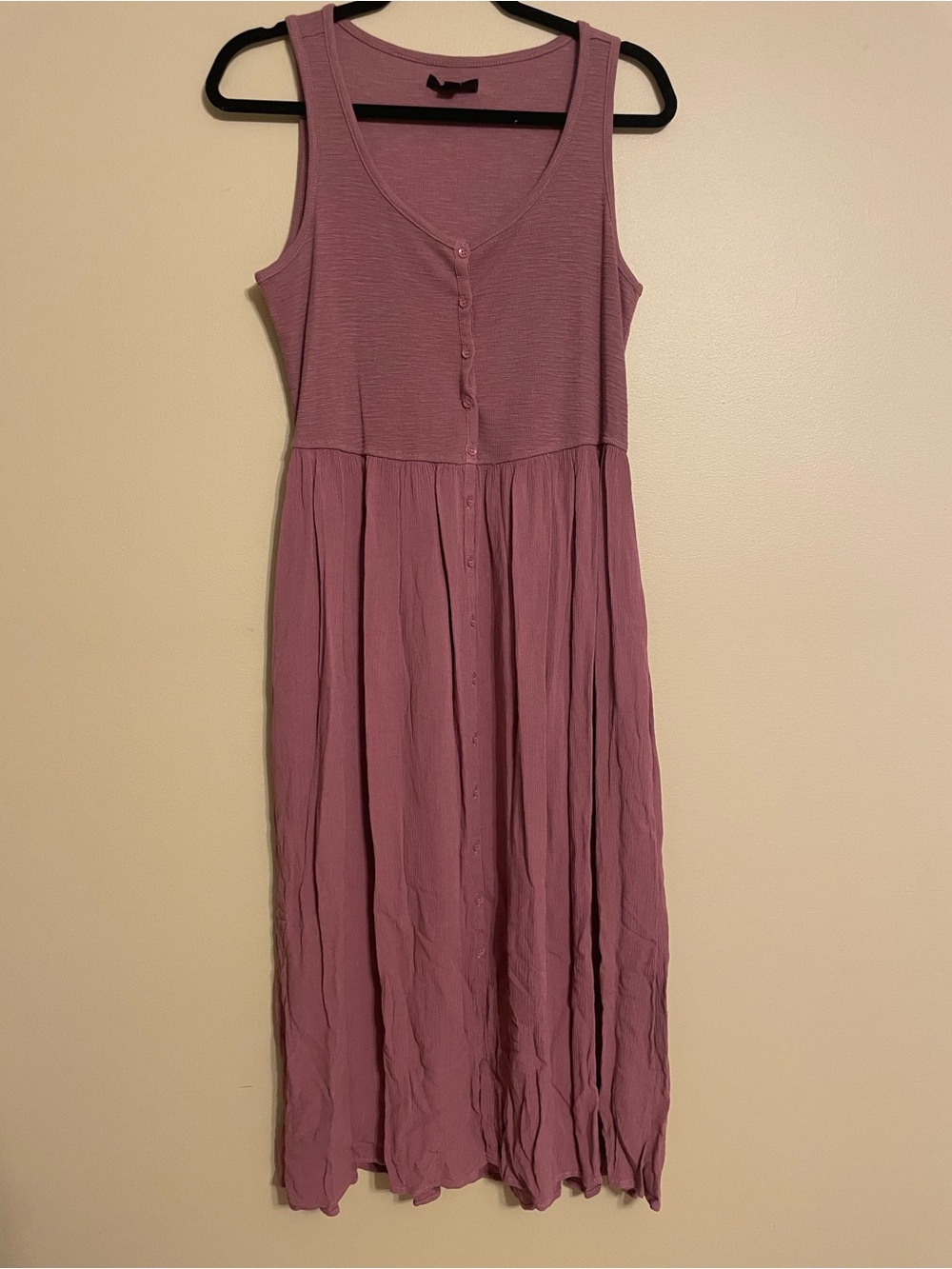 Frye mauve casual midi dress size medium